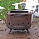 Sunnydaze Cosmic Outdoor Smokeless Fire Pit - 30"