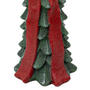 Sunnydaze 37" Christmas Tree Statue with Star & Ribbon - MgO