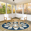 Sunnydaze Rodanthe Outdoor Patio Dining Chairs with Cushions - Set of 2