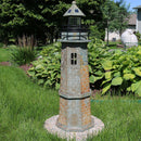 Sunnydaze Brick Solar LED Lighthouse