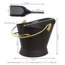 Sunnydaze 5-Gallon Vintage-Style Fireplace Ash Bucket with Shovel