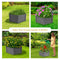 Sunnydaze 41" Steel Hexagon Raised Garden Bed