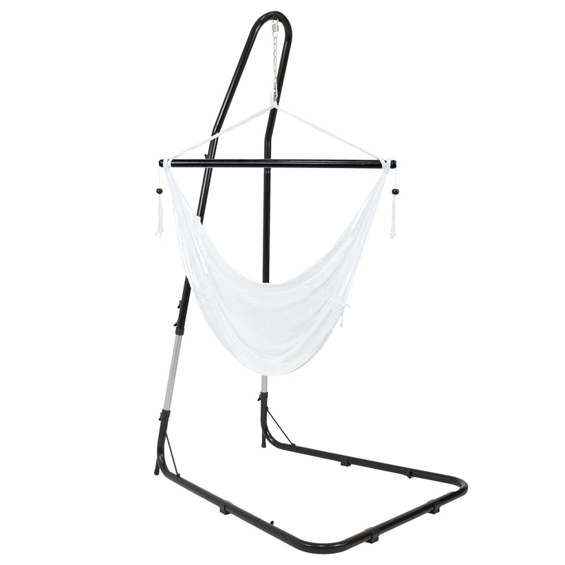 Sunnydaze Caribbean Extra Large Hammock Chair & Adjustable Stand