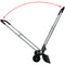 CASL Brands Heavy-Duty Snow Shovel with Wheels and Adjustable Handle