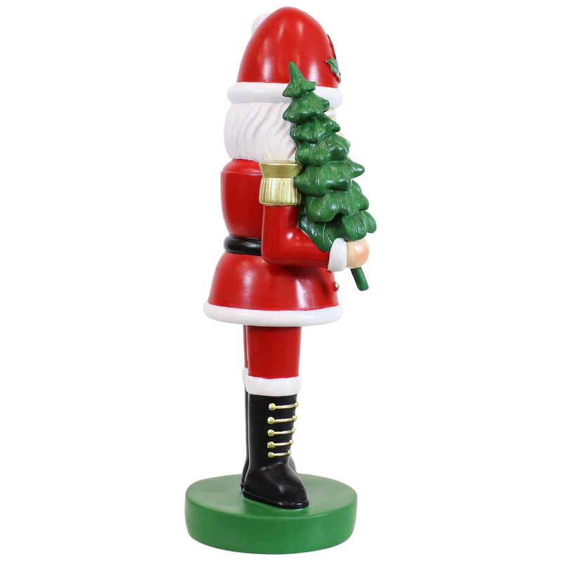 Sunnydaze Small Christmas Nutcracker Statue - Santa Claus - 16.75"