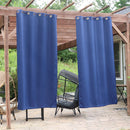 Sunnydaze Outdoor Blackout Curtain Panels with Grommet Top