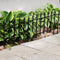 Sunnydaze 5-Piece Roman Garden Border Fence Set - 9 Overall Feet