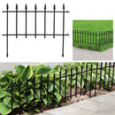 Sunnydaze 5-Piece Roman Garden Border Fence Set - 9 Overall Feet