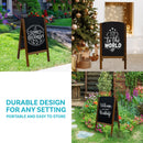 Sunnydaze 32" x 17.5" A-Frame Chalkboard Sign