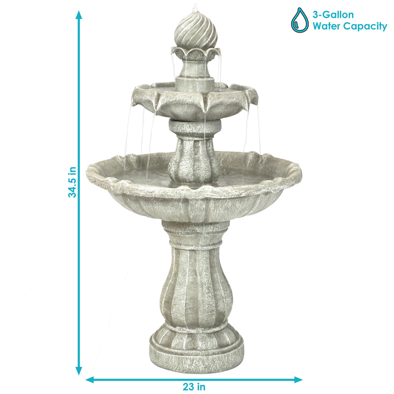 Image showing the overall product dimensions including height, depth and width.