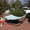 Sunnydaze Quilted 2-Person Hammock with Multi-Use Universal Stand