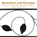 Sunnydaze 4-Piece Winding Vines Garden Fence Panels - 10' Overall