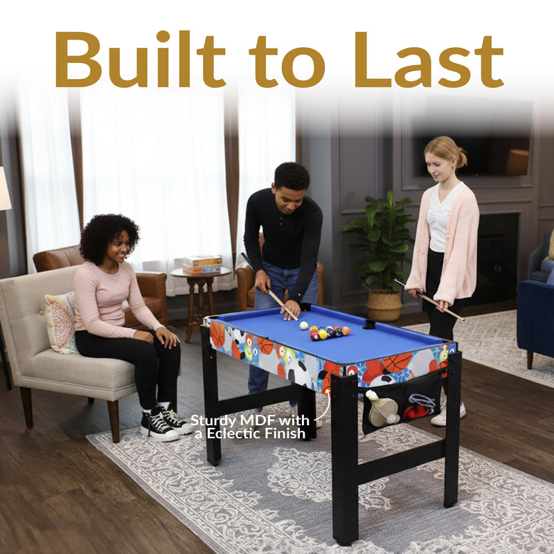 Sunnydaze 2-Player 5-in-1 Multi-Game Table - 45"