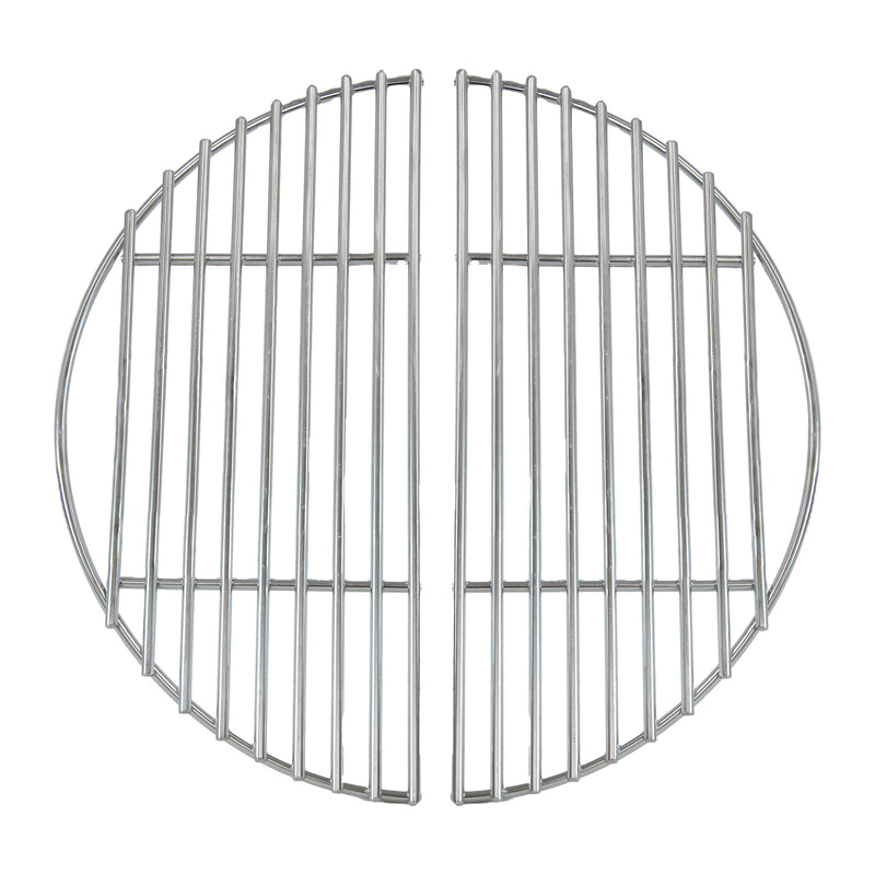 Sunnydaze Half Moon Cooking Grate System for Charcoal Kamado Egg Grill