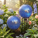 Sunnydaze 10-Inch Solar Glass Gazing Garden Globe