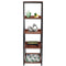 Sunnydaze Indoor 4-Tier Leaning Ladder Shelf - 59.75" H