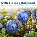 Sunnydaze 10-Inch Solar Glass Gazing Garden Globe