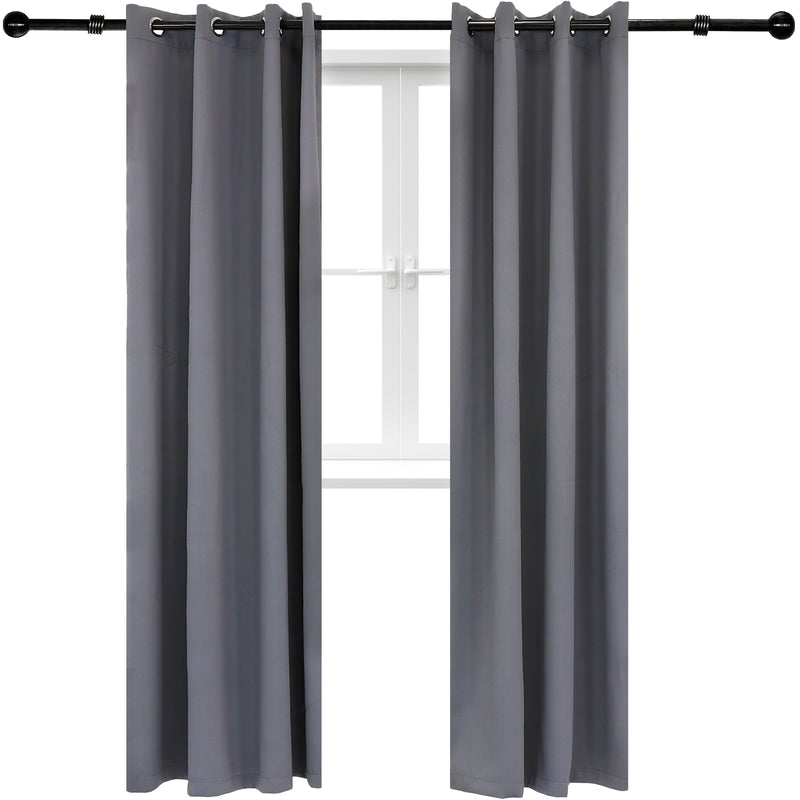 Sunnydaze Indoor/Outdoor Blackout Curtain Panels with Grommet Top - 52 x 95 in.