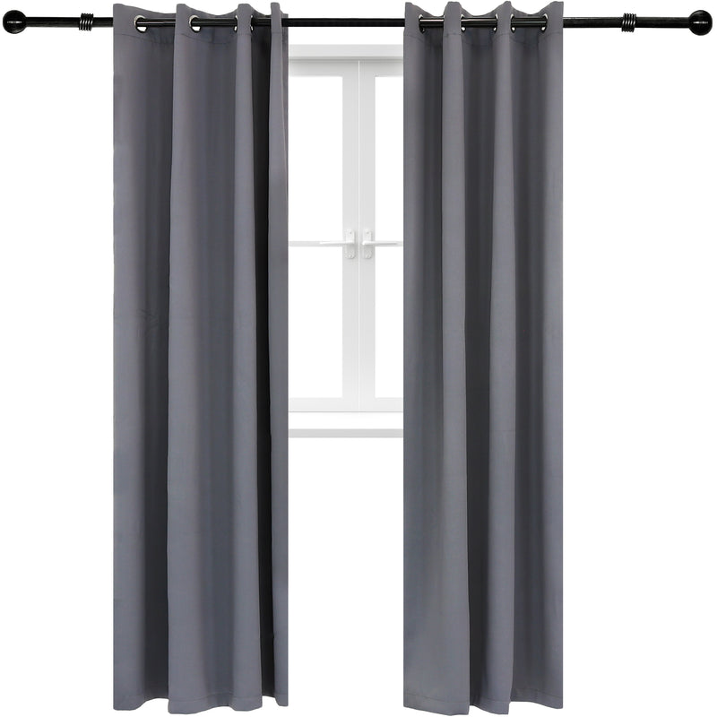 Sunnydaze Outdoor Blackout Curtain Panels with Grommet Top