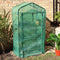 3 tier mini greenhouse with zipper door and green cover