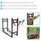 Sunnydaze Outdoor Log Storage Rack with Kindling Holder