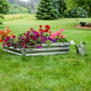 Sunnydaze Galvanized Steel Raised Garden Bed