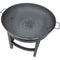 Sunnydaze 30" Cast Iron Fire Pit with Built-In Log Rack