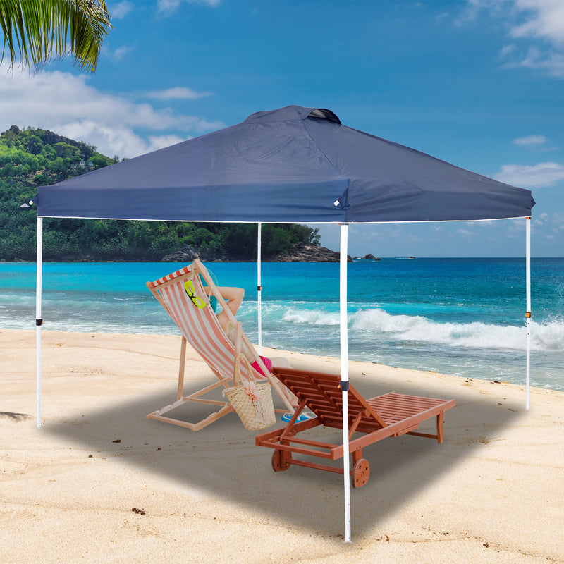 Sunnydaze Premium Oxford Fabric Pop-Up Canopy Shade with Vent