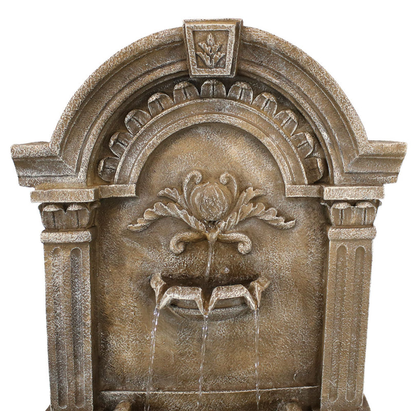 Sunnydaze Ornate Lavello Outdoor Water Fountain with Electric Submersible Pump, 51"