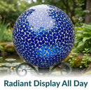 Sunnydaze 10-Inch Glass Gazing Globe for Garden or Backyard