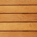 Detail of meranti wood from the outdoor planter box box bench.