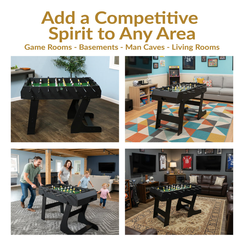 Sunnydaze 48" Folding Foosball Game Table