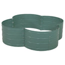 Sunnydaze 4-Leaf Clover-Shaped Galvanized Steel Raised Garden Bed