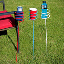 Sunnydaze Heavy-Duty Outdoor Drink Holder Stakes
