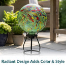 Sunnydaze Outdoor Glass Gazing Globe - 10"