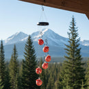 Sunnydaze Hand-Blown Glass Hummingbird Feeder Balls - Set of 6 Hanging Nectar Feeders with 6 Ports - 30 oz Capacity