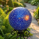 Sunnydaze 10-Inch Glass Gazing Globe for Garden or Backyard