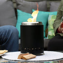 Sunnydaze Tabletop Smokeless Fire Pit with Travel Bag and Poker