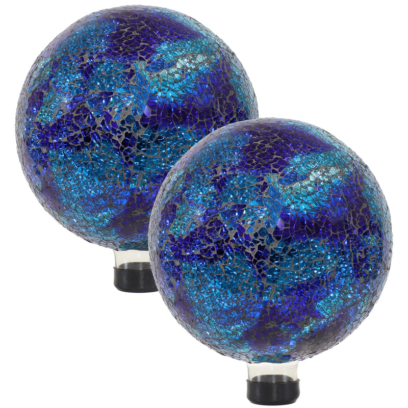 Sunnydaze 10-Inch Glass Gazing Globe for Garden or Backyard