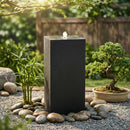 Sunnydaze Rectangle Polystone Outdoor Bubble Fountain