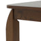 Sunnydaze Dorian 5' Mid-Century Modern Dining Table - Dark Walnut