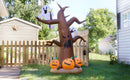 Sunnydaze Haunted Forest Halloween Inflatable Yard Decoration - 8' H