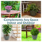Sunnydaze Chalet High-Fired Glazed Ceramic Planter - 14.5"