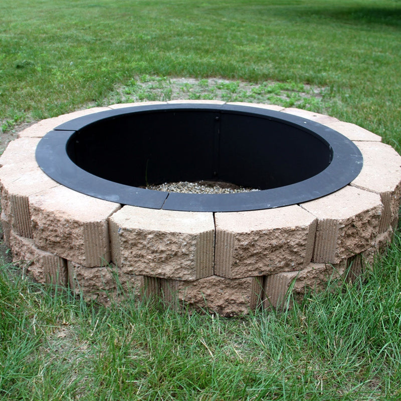 Sunnydaze Heavy-Duty Steel Fire Pit Ring Liner