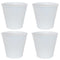 Sunnydaze Galvanized Steel Buckets with Hexagon Pattern - Set of 4