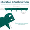 Sunnydaze Scalloped Metal Landscape Edging - Set of 5 - 41.75" Sections