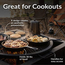 Sunnydaze Round Folding Camping Grill Grate