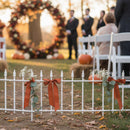 Sunnydaze Roman Garden Border Fence Set