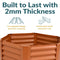 Infographic highlighting the features and or benefits of the product.