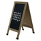 Sunnydaze 40" x 20" A-Frame Chalkboard Sign